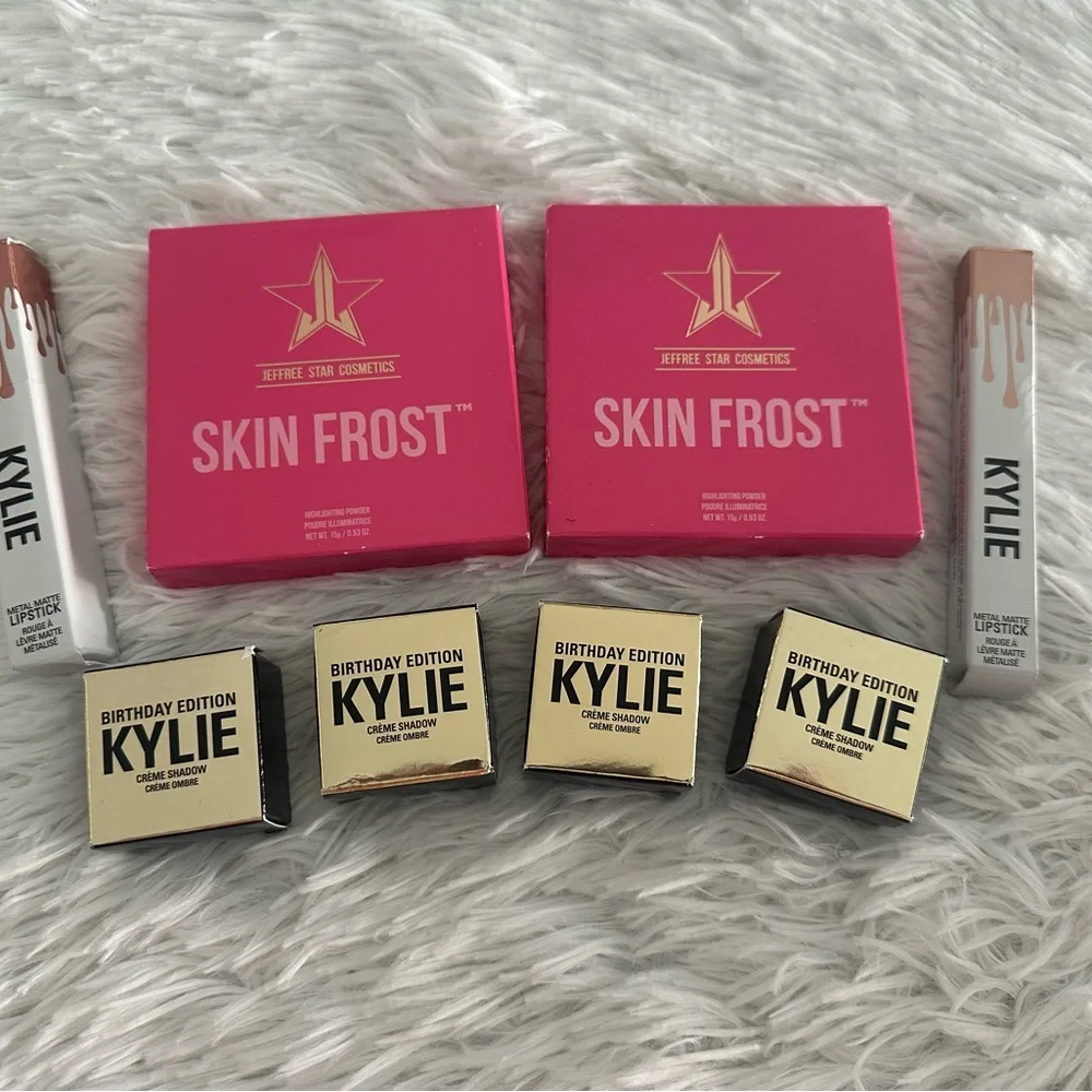 Jeffrey Star Skin Frost & Kylie Cosmetics Birthday Lipstick Bundle lot of 10 NIB